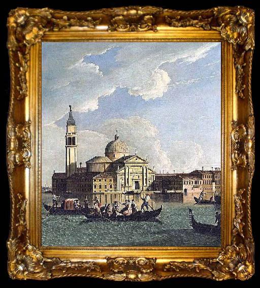framed  Johan Richter View of San Giorgio Maggiore, Venice, ta009-2